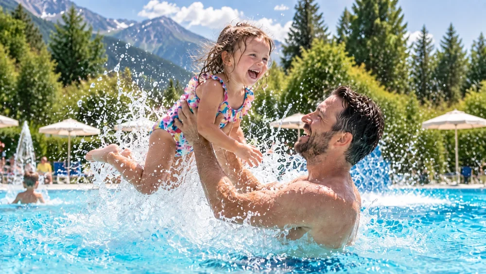 Outdoor pool Prad